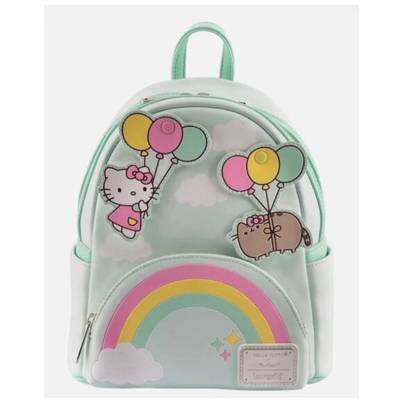 Loungefly Hello Kitty Balloons and Rainbow Backpack - Picture 1 of 4